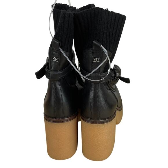 Sam Edelman Sidney Bootie Black Leather Buckle Closure Women's Size 9 NWOB - Picture 5 of 7